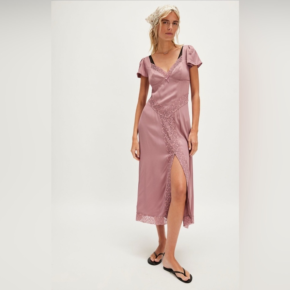 Skies Midi Dress NWOT nostalgia rose